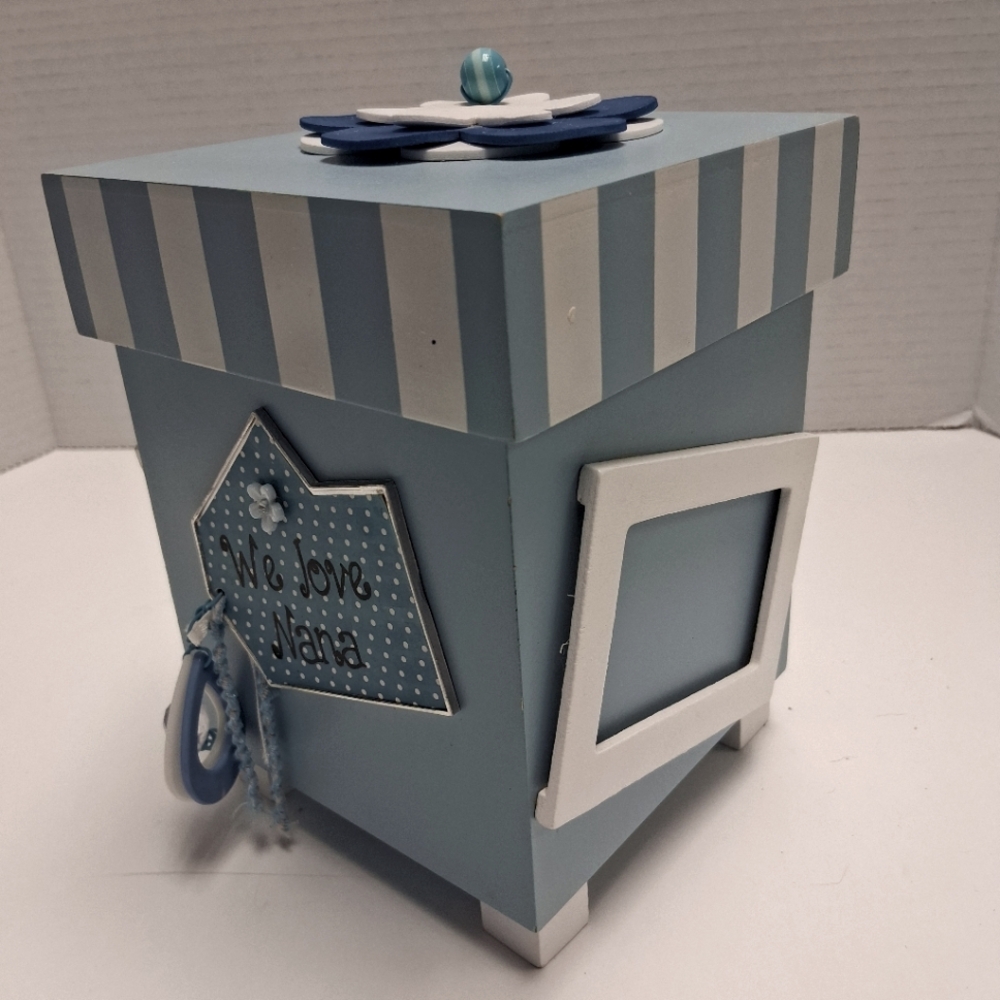 Blue and White Decorative Box For Nana